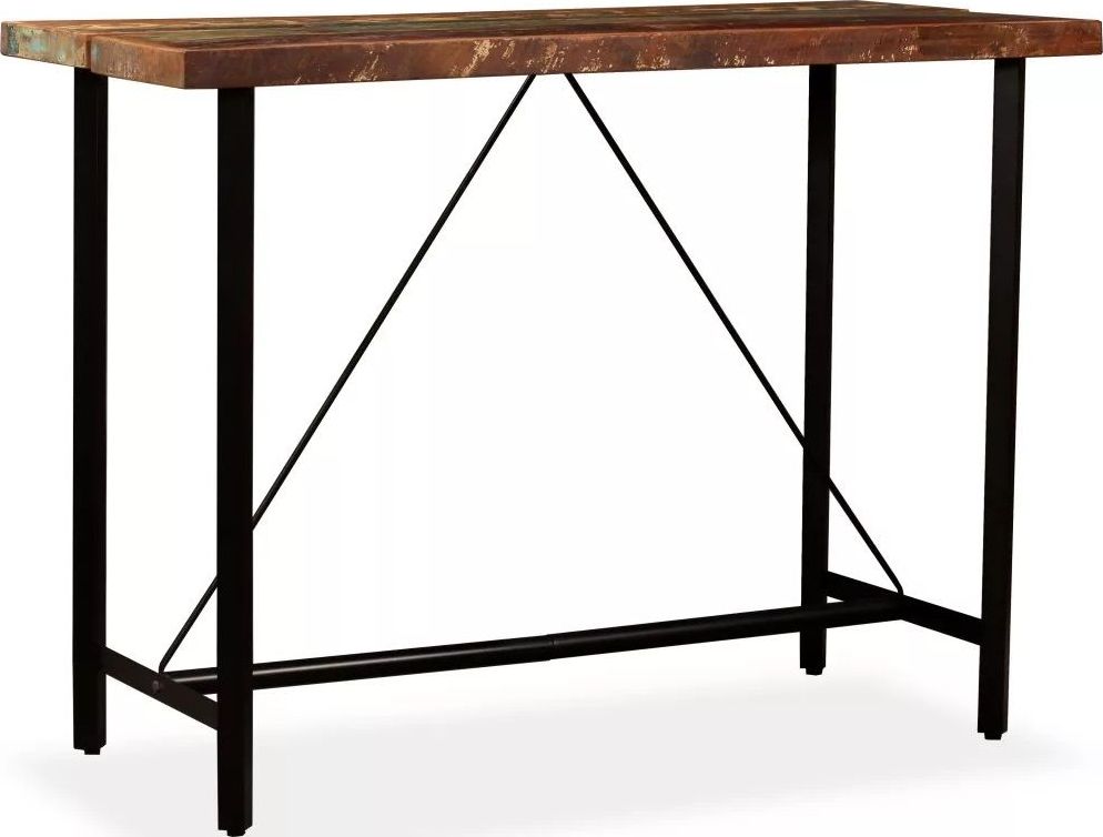 Elior Wielokolorowy stolik z odzyskanego drewna Chris 4X