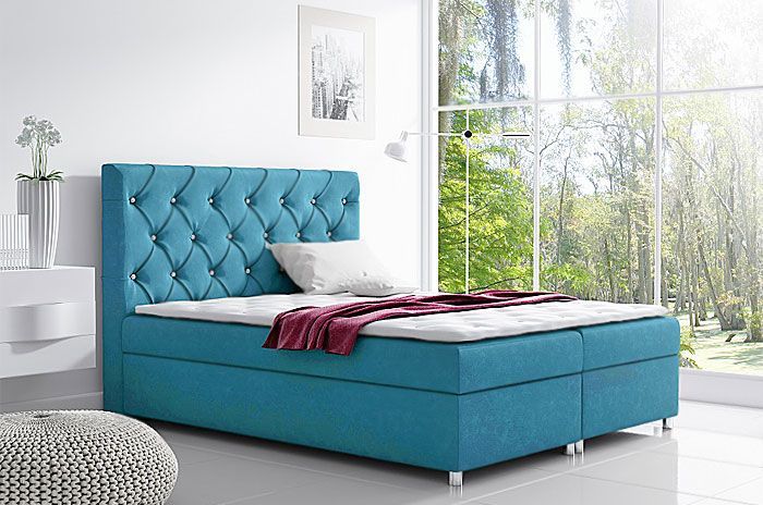 Elior Łóżko kontynentalne Clara 140x200 - 44 kolory