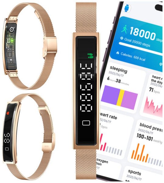 SMARTWATCH WATCH ZEGAREK SPORTOWY SMARTBAND WODOODPORNY PULSOMETR SPORT ANDROID IOS B3