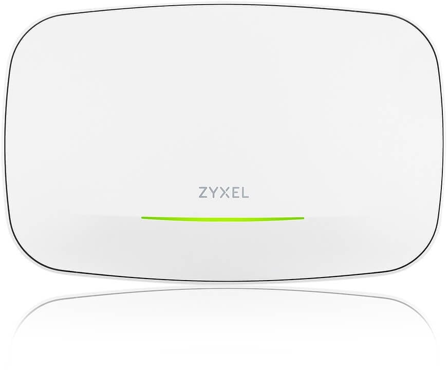 Access Point ZyXEL ZYXEL NWA240BE 2x2:2 24GHz+4x4:4 5GHz+2x2:2 6GHz Triple Radio MU-MIMO 1 x 10G LAN port PoE+ 802.3at Standalone/Nebula bez zasilacza