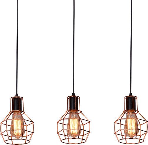 Lampa wisząca Azzardo CARRON industrial miedź (AZ2141)