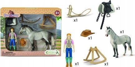 Figurka Collecta COLLECTA HOBBYSTYCZNA DŻOKEJKA I AKCESORIA W OPAKOWANIU