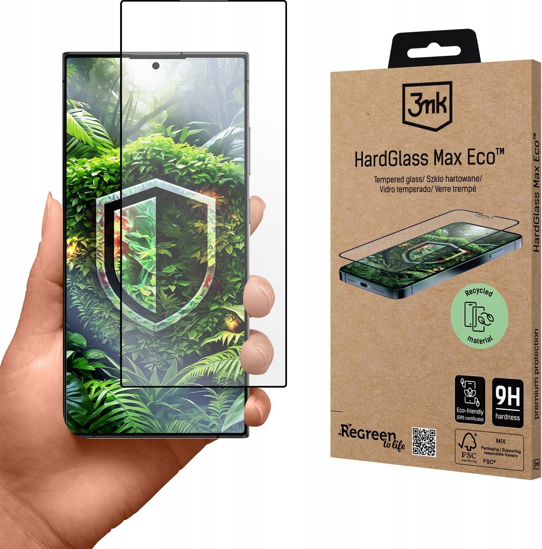 3MK HardGlass Max Eco* Sam S24 Ultra GRS CU 1304127