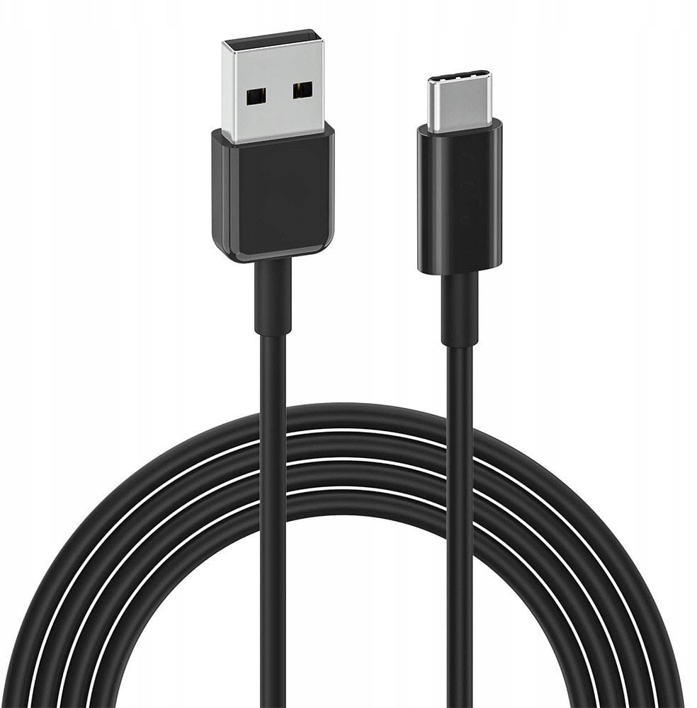 Kabel USB Vega USB-A - USB-C 1 m Czarny (35844)