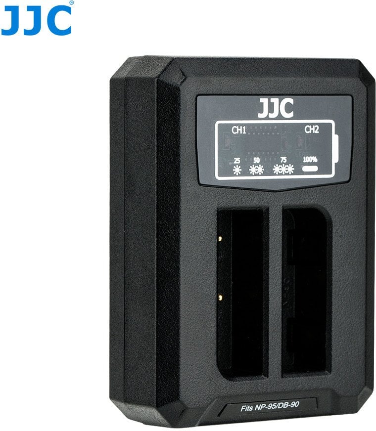 Ładowarka dwukanałowa JJC DCH-NP95 do akumulatorów NP-95