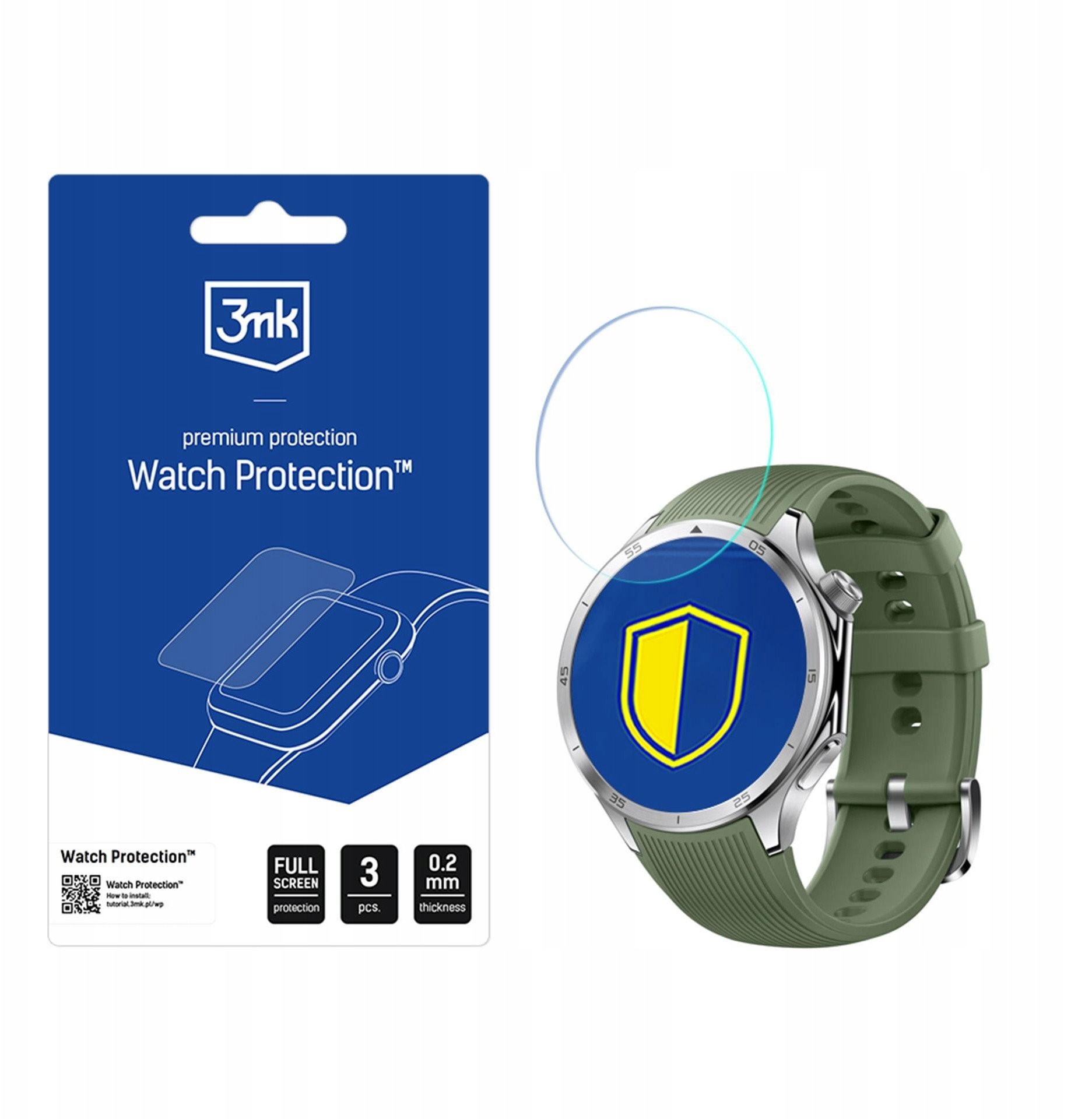 OnePlus Watch 3 - 3mk Watch Protection FlexibleGlass