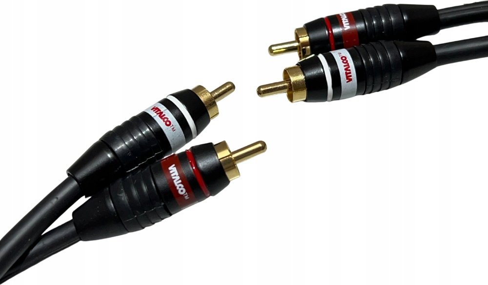 Kabel Vitalco PRZYŁĄCZE 2XRCA 0,5M RKD400 PREMIUM cinch