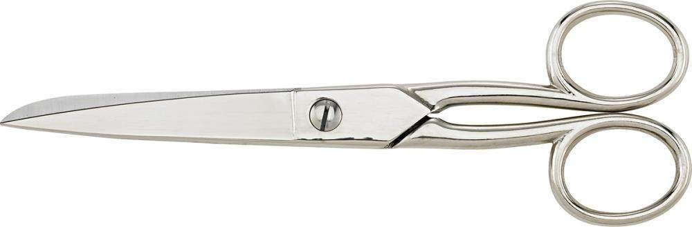 Nożyce uniwersalne 150mm niklowane oczka chwytowe okrągłe KIESEL