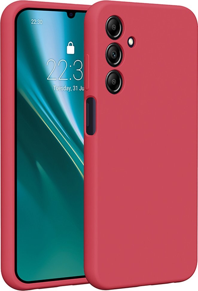 Etteri Nakładka Etteri Silicone Case do Samsung Galaxy A25 5G (global) malinowa