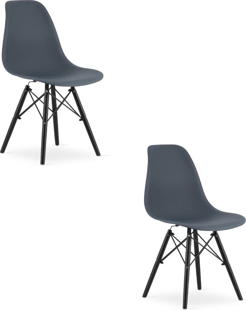 Leobert Krzesło OSAKA dark slate / nogi czarne x 2