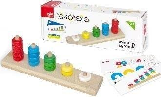 Układanka drewniana Nauka liczenia 15el