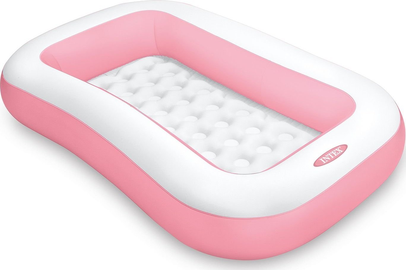 Intex Basen dmuchany prostokątny 166x100x25 cm różowy