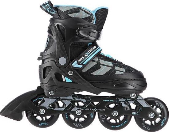Rolki Nils Extreme NA11002 rekreacyjne regulowane czarne r. 39-42