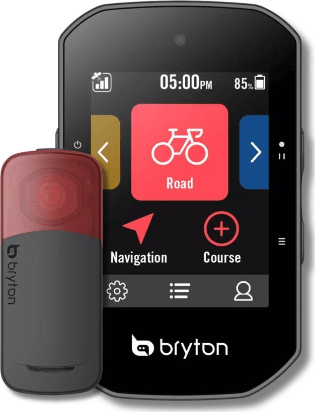Bryton [Zestaw] LICZNIK ROWEROWY GPS BRYTON RIDER S500E + Radar rowerowy Bryton GARDIA R300L