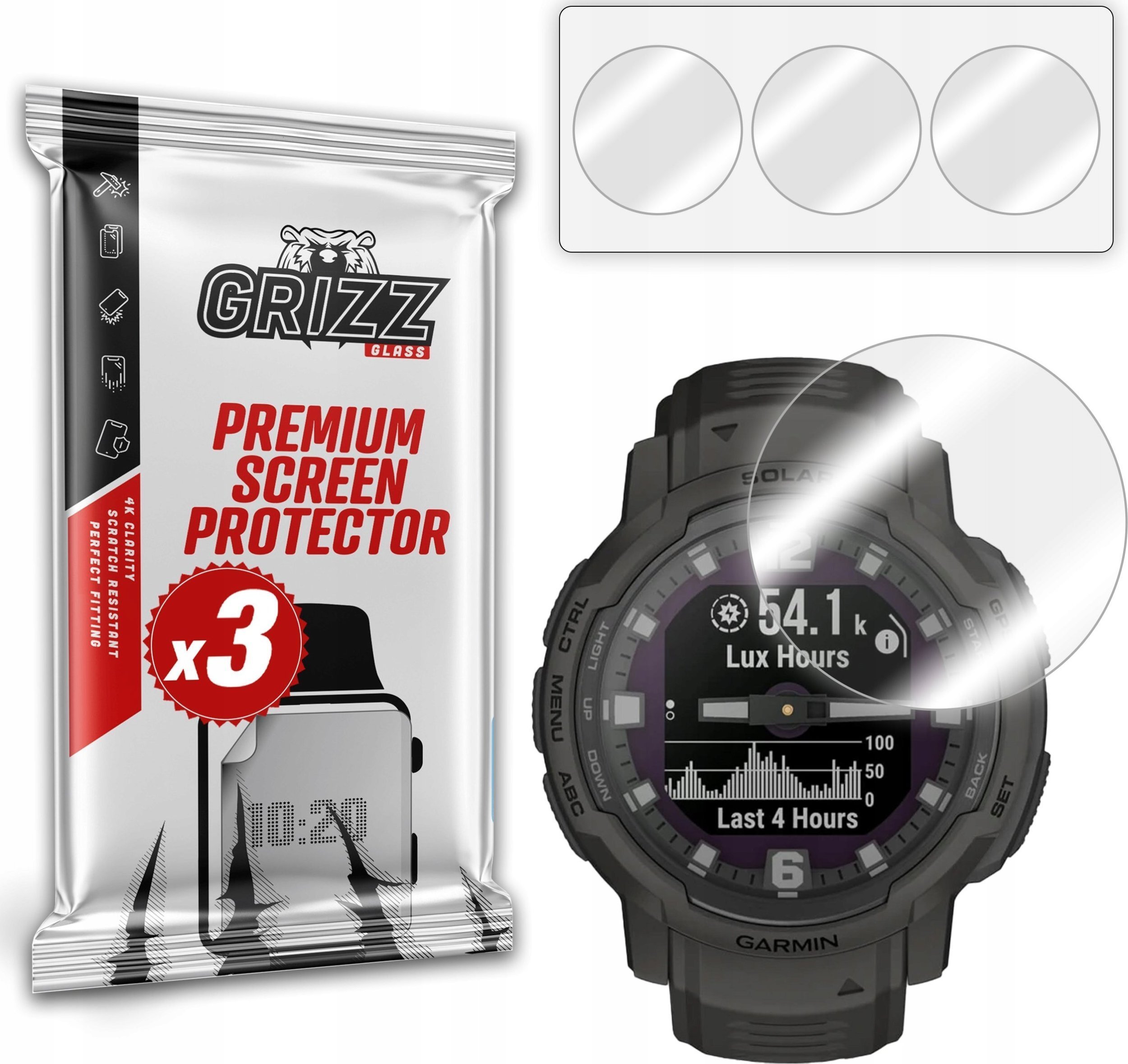 GrizzGlass Folia matowa PaperScreen do Garmin Instinct Crossover AMOLED