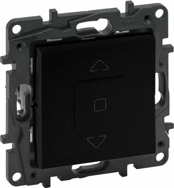 Legrand Niloe Step Łącznik sterowania roletami 3-pozycyjny - góra, stop, dół 6 AX czarny 863544