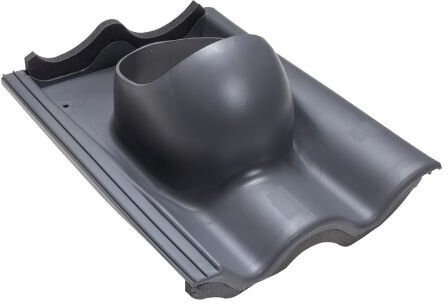 Poujoulat Dachówkowe przejście dachowe profil SZARY one size