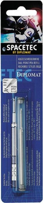 Diplomat Wkład pod ciśnieniem DIPLOMAT, M, wielkopojemny, czarny, blister