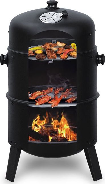 Garden King Multi Grill z wędzarnią węglowy 40 cm x 40 cm