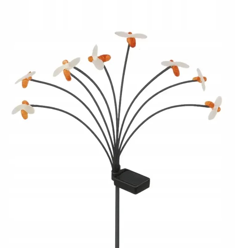 2x pszczółki solarne tańczące na wietrze 6 małych kołyszących owadów