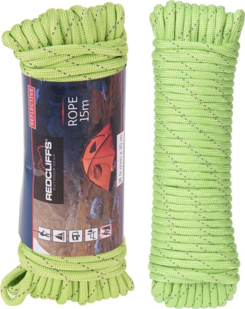 Redcliffs LINKA TURYSTYCZNA ODBLASKOWA 15M ZIELONA REDCLIFFS