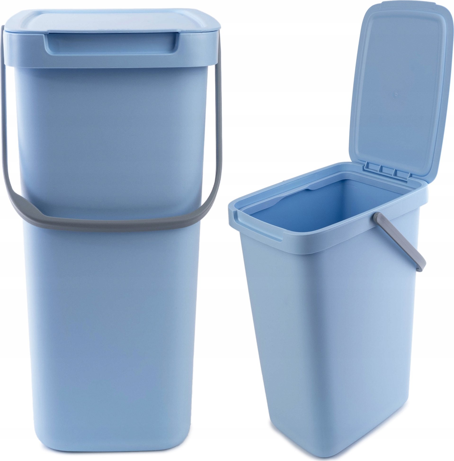 Kosz na śmieci Kadax KADAX Kosz Na Śmieci Pojemnik Na Odpady Z Pokrywą 12L Kubeł Do Segregacji