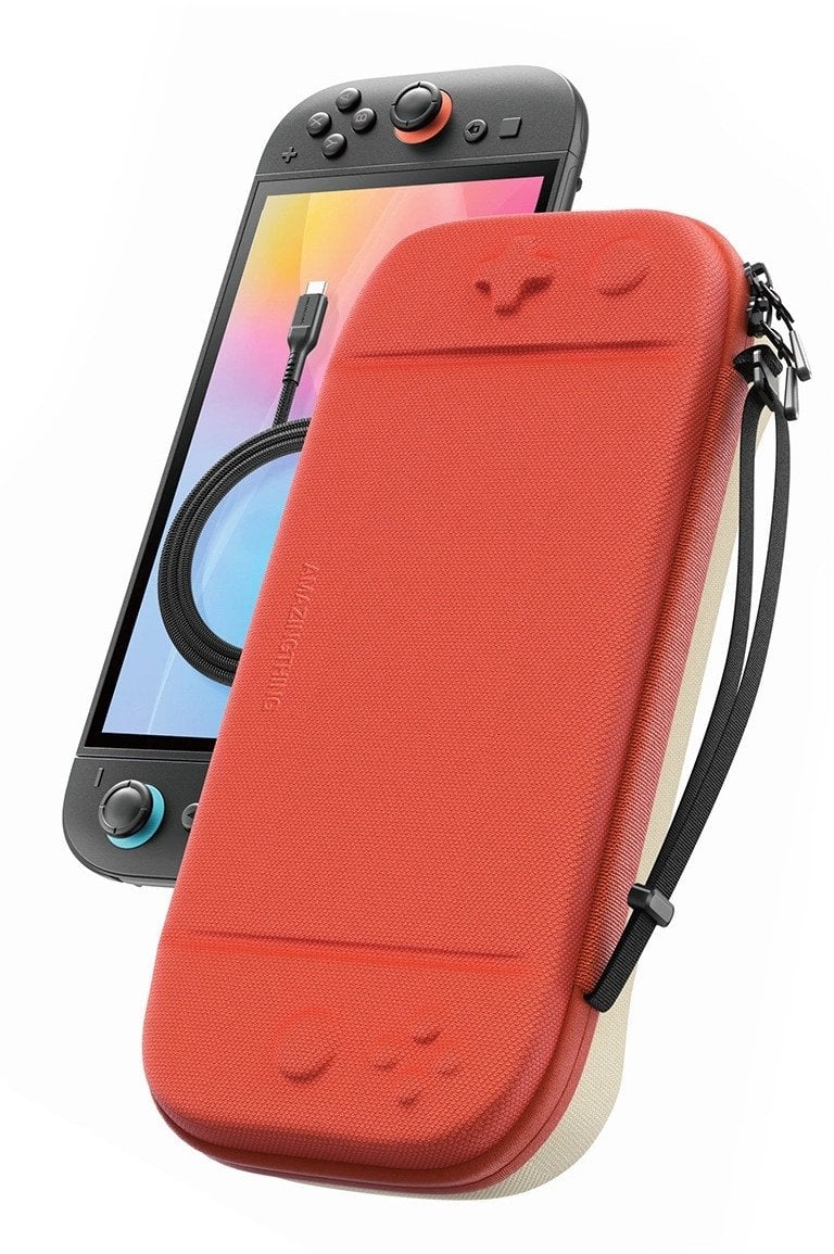 Etui ochronne AMAZINGTHING PlayShield EDC futerał na Nintendo Switch 2 - czerwone
