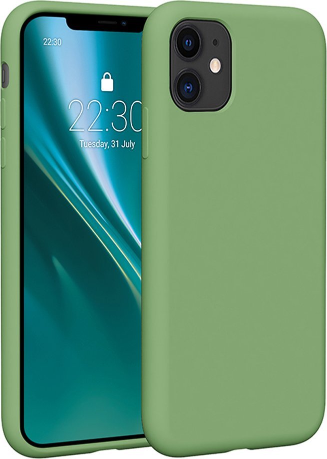 Etteri Nakładka Etteri Silicone Case do iPhone 11 jasnozielona