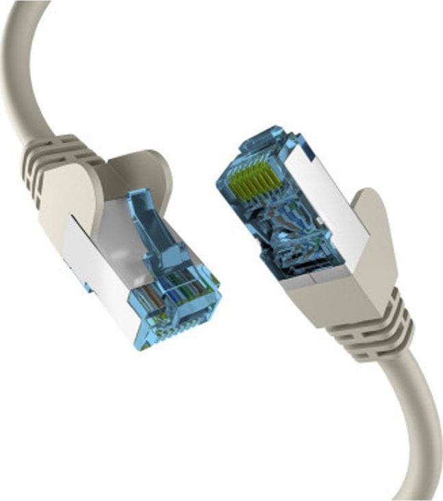 EFB EFB RJ45 PATCHKABEL mit CAT7 ROHKABEL GRAU 0.15m