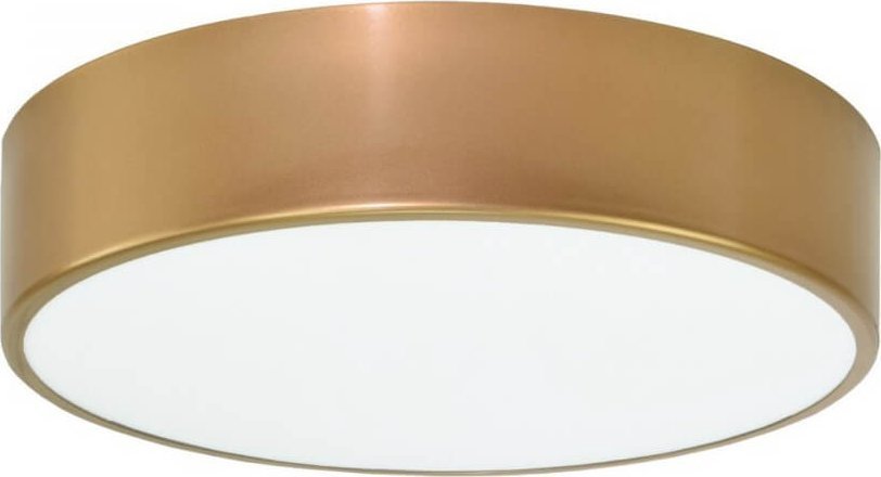 Lampa sufitowa TEAM Sufitowa lampa okrągła 137623691873 złoty plafon do jadalni