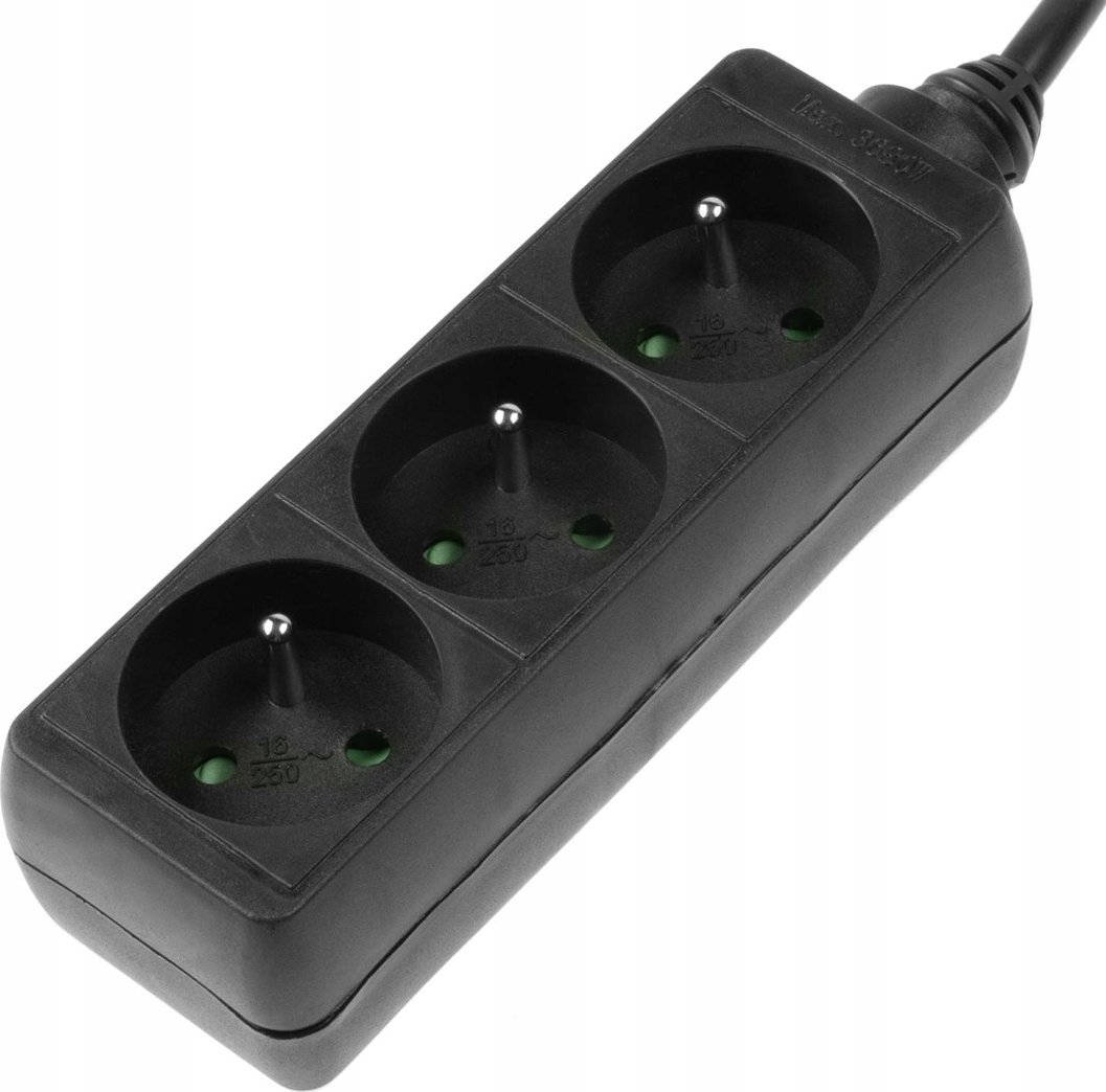 Hama LISTWA ZASILAJĄCA "STANDARD" 3GN, 3M BEZ WŁ.