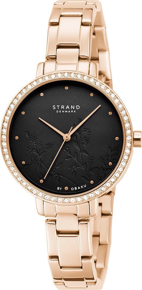 Zegarek Strand Zegarek damski Strand S712LXVBSV różowe złoto