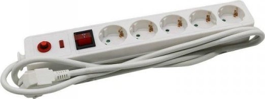 V-TAC Listwa Przeciwprzepięciowa V-TAC 5 Gniazd 1,4m VT-1135-2