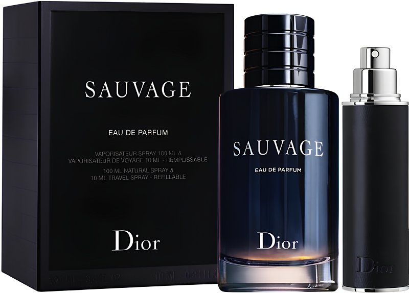 Dior Sauvage Miniatura Wody 10Ml + Woda Perfumowana 100Ml