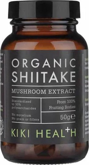 KIKI Health KIKI Health - Shiitake Extract Powder Organic, Proszek, 50g