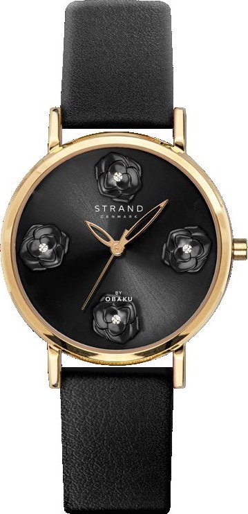 Zegarek Strand Zegarek damski Strand S733LXGBVB CYRKONIE czarny