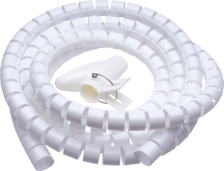 Connect IT CONNECT IT trubice pro vedení kabelů WINDER, 2,5m x 20mm, bílá (organizér kabelů)