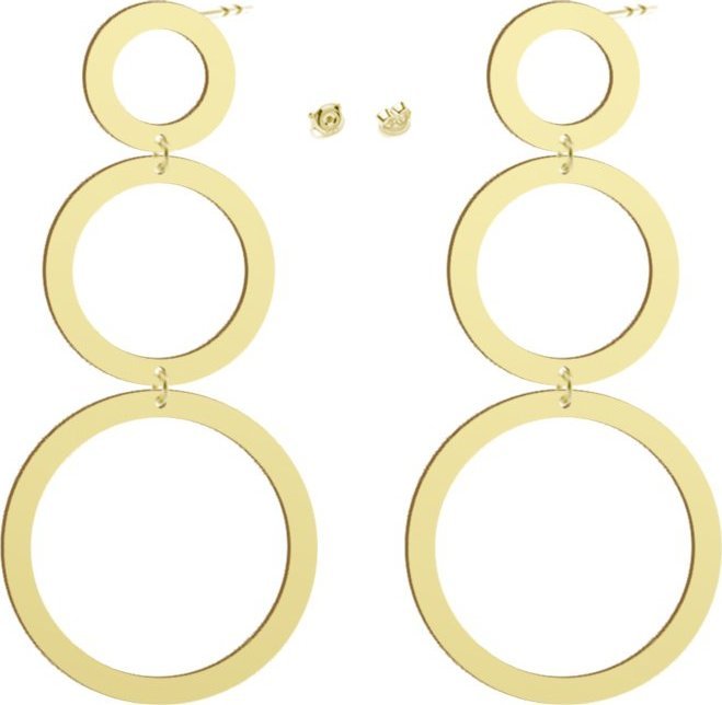 Radziszewska Jewellery Kolczyki Pozłacane Koła