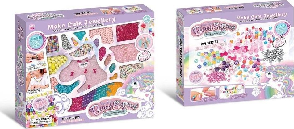 Zestaw koralików Jednorożec