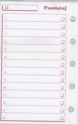 Antra Wkład do organizera M Pamiętaj