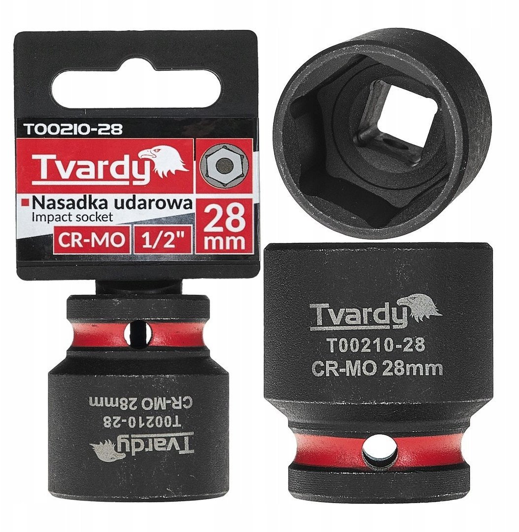 Nasadka udarowa 1/2" 6-kąt 28mm CR-MO (10/60)