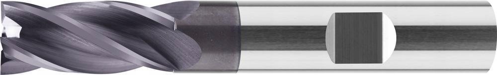 Frez trzpieniowy długi VHM DIN6527 TiAlN 4-ostrzowy chwyt HB 7mm FORMAT