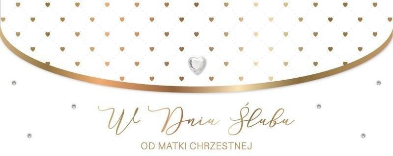Karnet Ślub od matki chrzestnej LUX-19