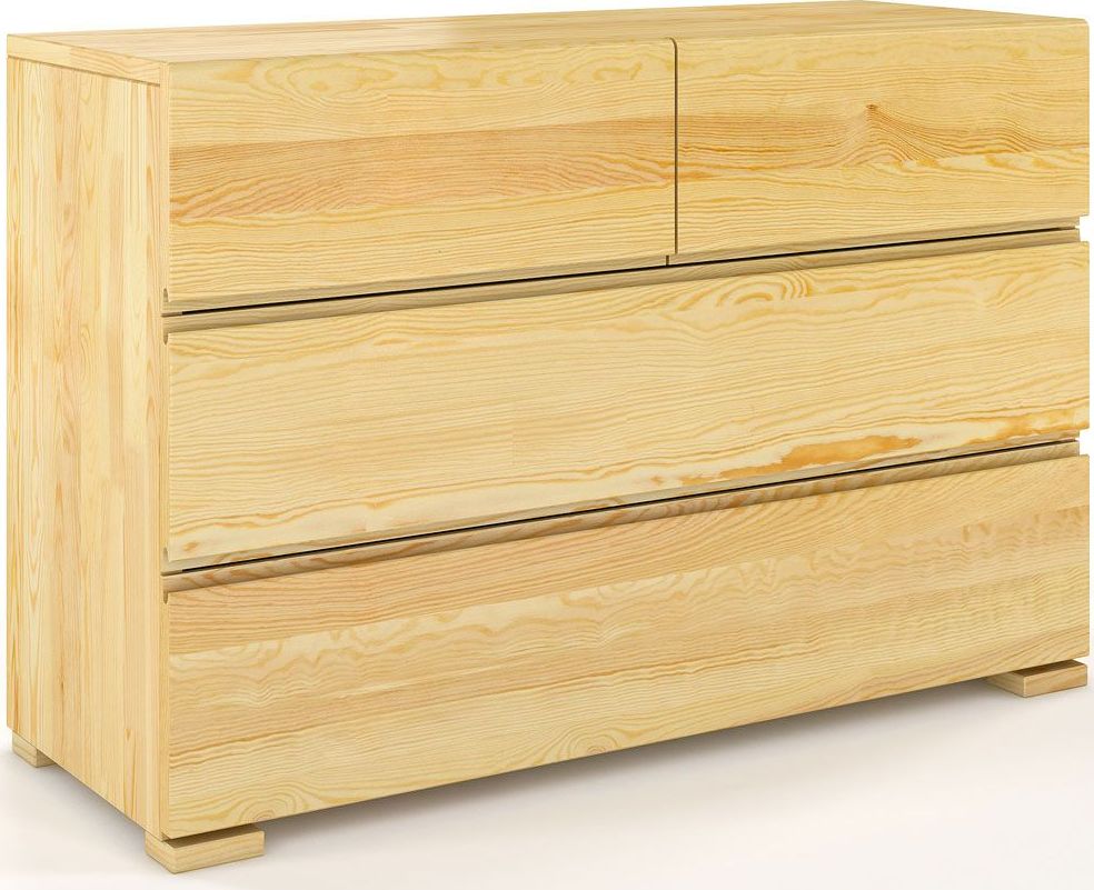 Elior Komoda drewniana z szufladami Verlos 3S - Sosna