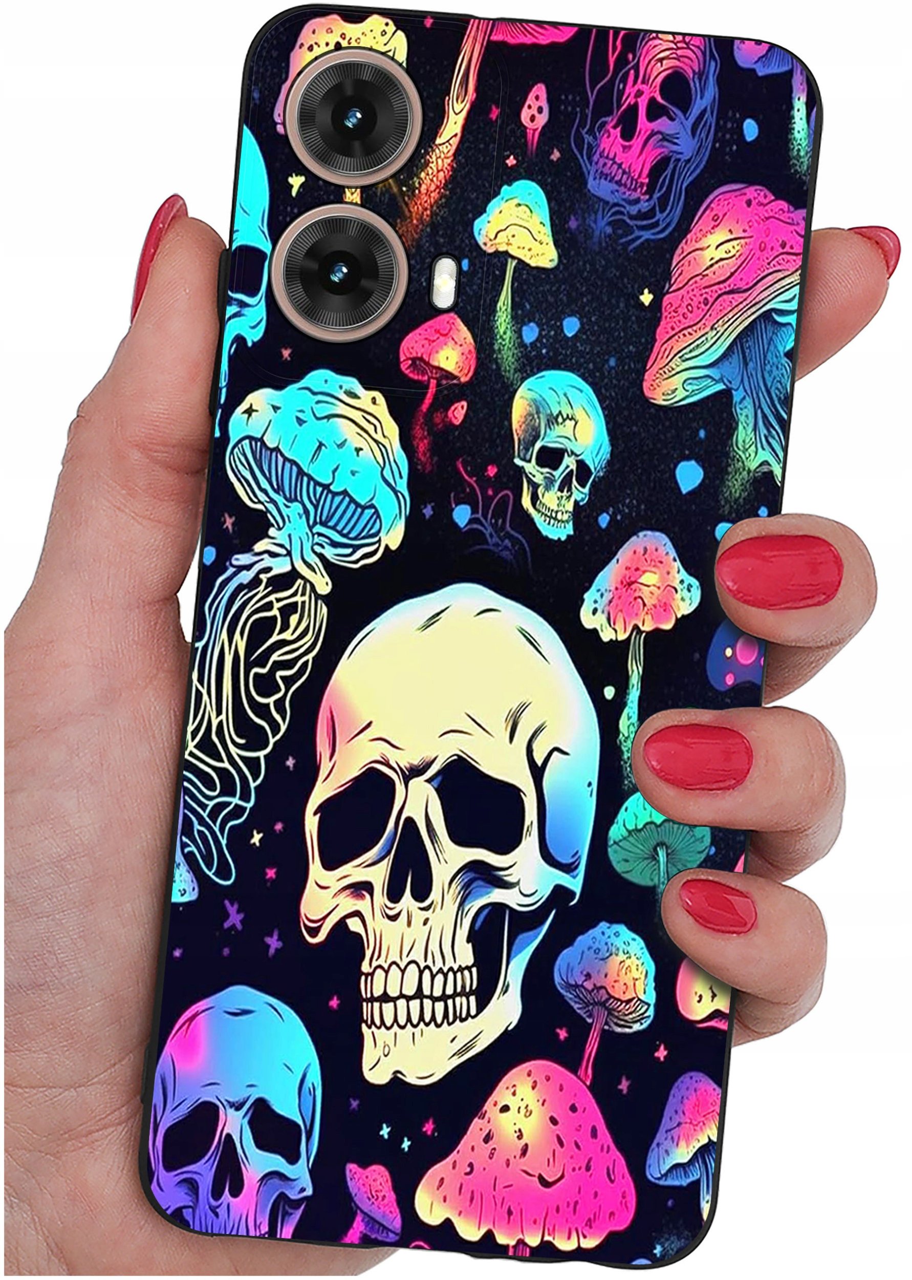 Etui do Motorola Moto G85 5G WZORY |SILIKONOWE MATT CASE