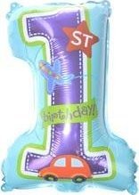 Arpex Balon foliowy roczek niebieski