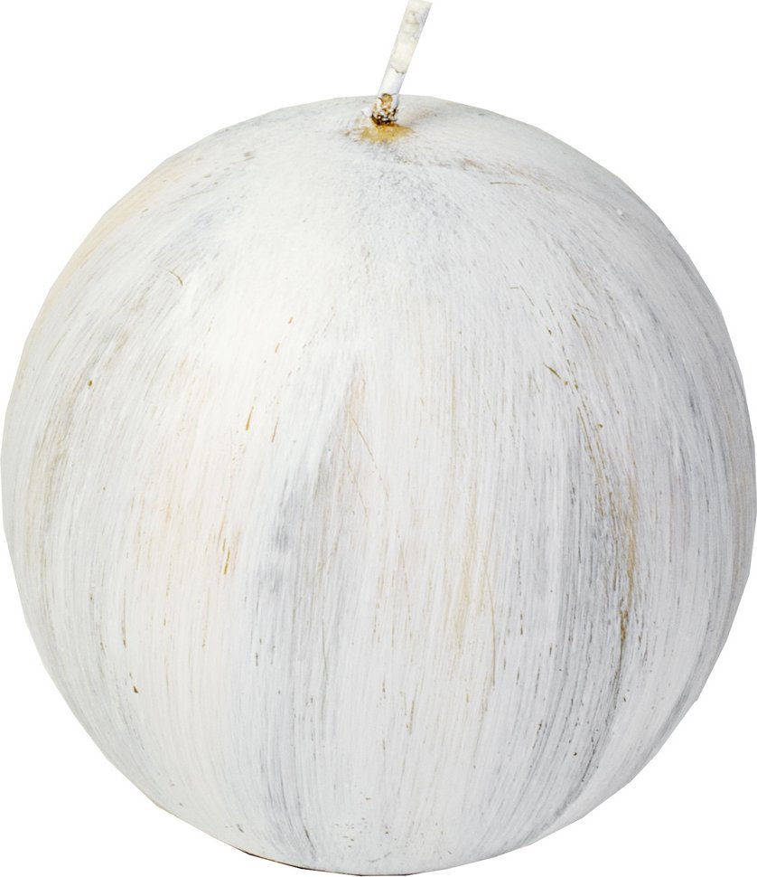 Tajemniczy ogród Świeca White Wood kula 100mm