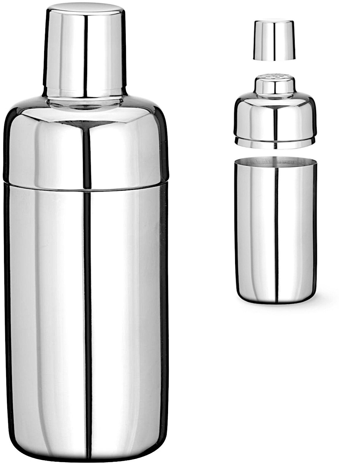 Bar Up Shaker barmański Cobbler do drinków koktajli 3-częściowy 0.5 l