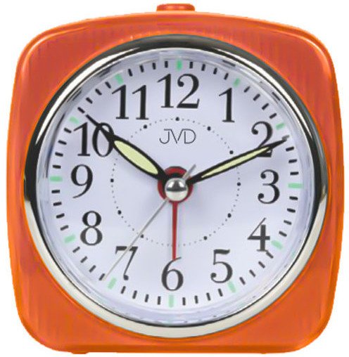 Budzik JVD SRP7503.4 7,5 cm płynący sekundnik drzemka podświetlenie .