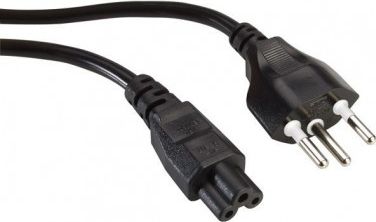 Kabel zasilający Value ROLINE Kabel zasilający T12 IEC320 C5 czarny 1.8m